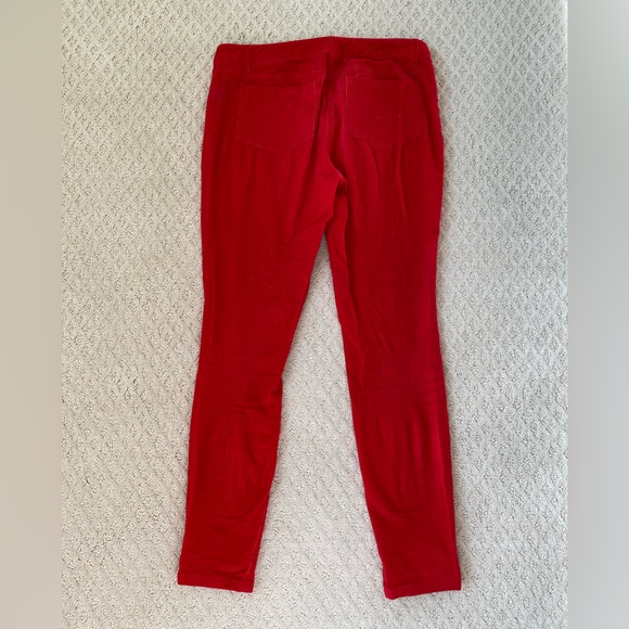 Red cord straight leg pants size 4 - Picture 3 of 3